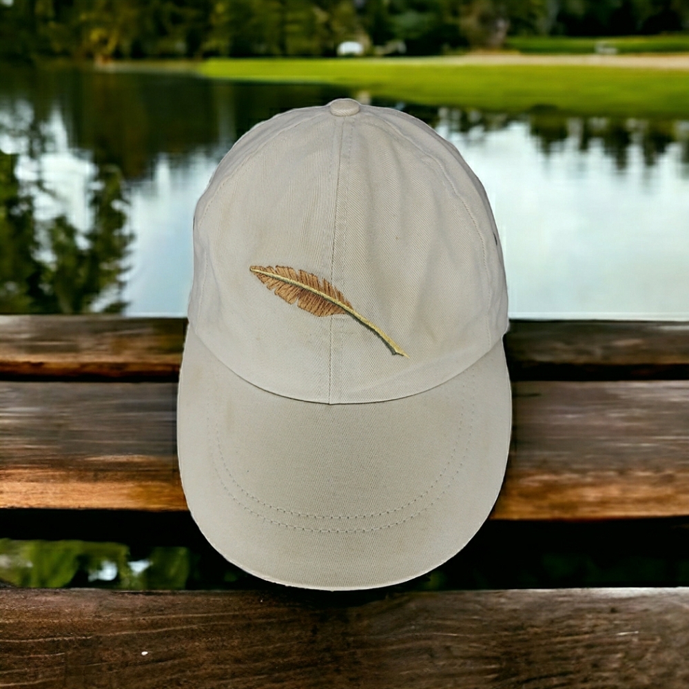 Bob Timberlake Artist NC Embroidered Signature Feather Outdoor Woods Ballcap OS